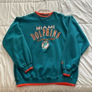 Vintage Logo Athletic Miami Dolphins Crewneck